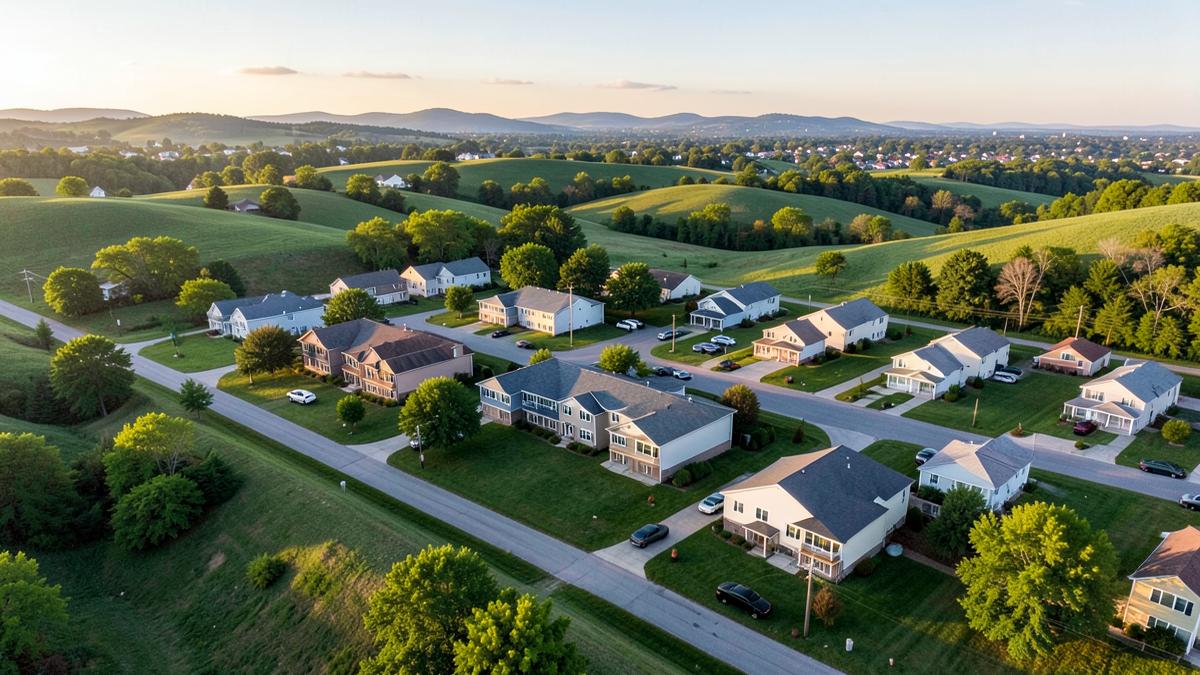 Mapa de Pennsylvania con las zonas donde compramos casas móviles