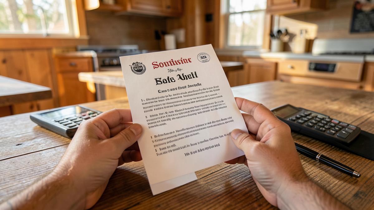 Documento de oferta en efectivo para una casa móvil en Pennsylvania sin tarifas